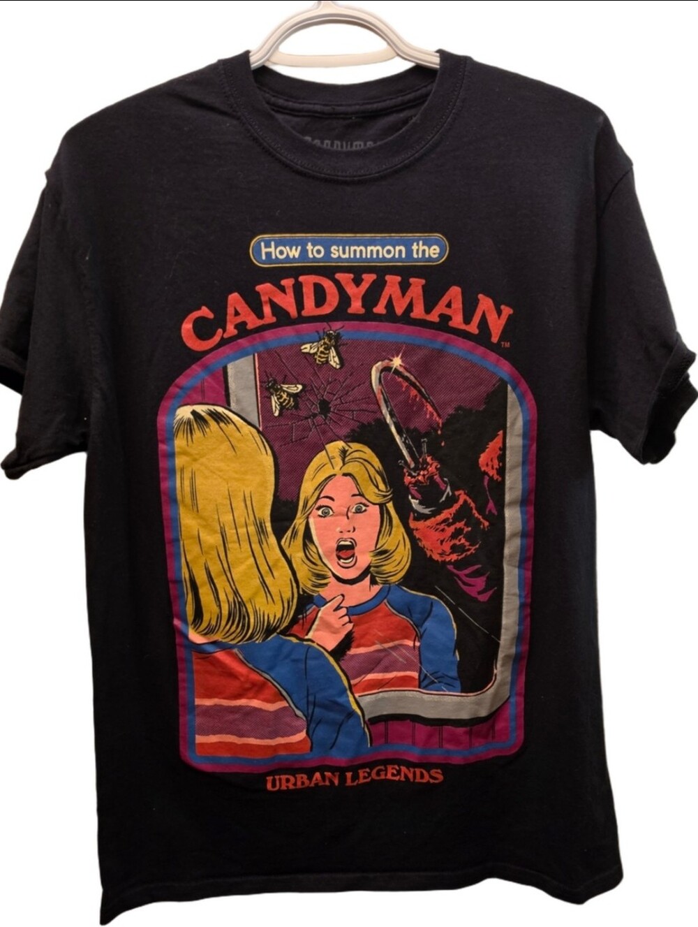 Candyman Horror Movie Urban Legends Graphic Tee Black M Goodie Two Sleeves